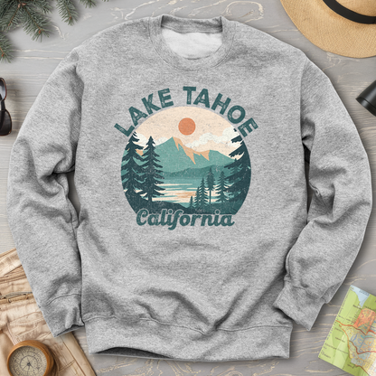 Lake Tahoe California Circle Sweatshirt