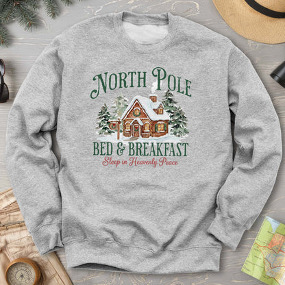 North Pole Bed and Breakfast "Heavenly Peace" Sweatshirt