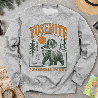 Yosemite National Park "Vintage El Capitan" Bear Sweatshirt