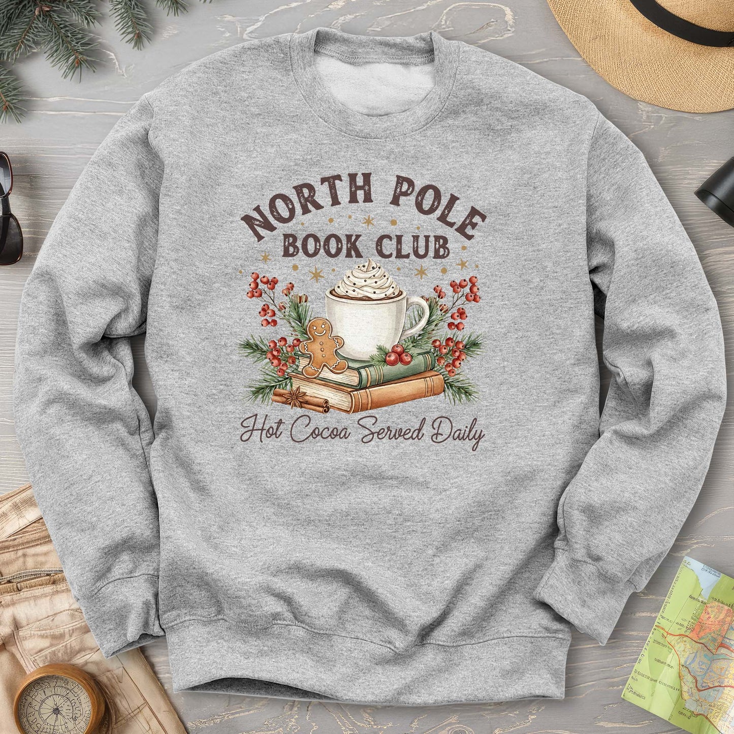 North Pole Book Club Sweatshirt