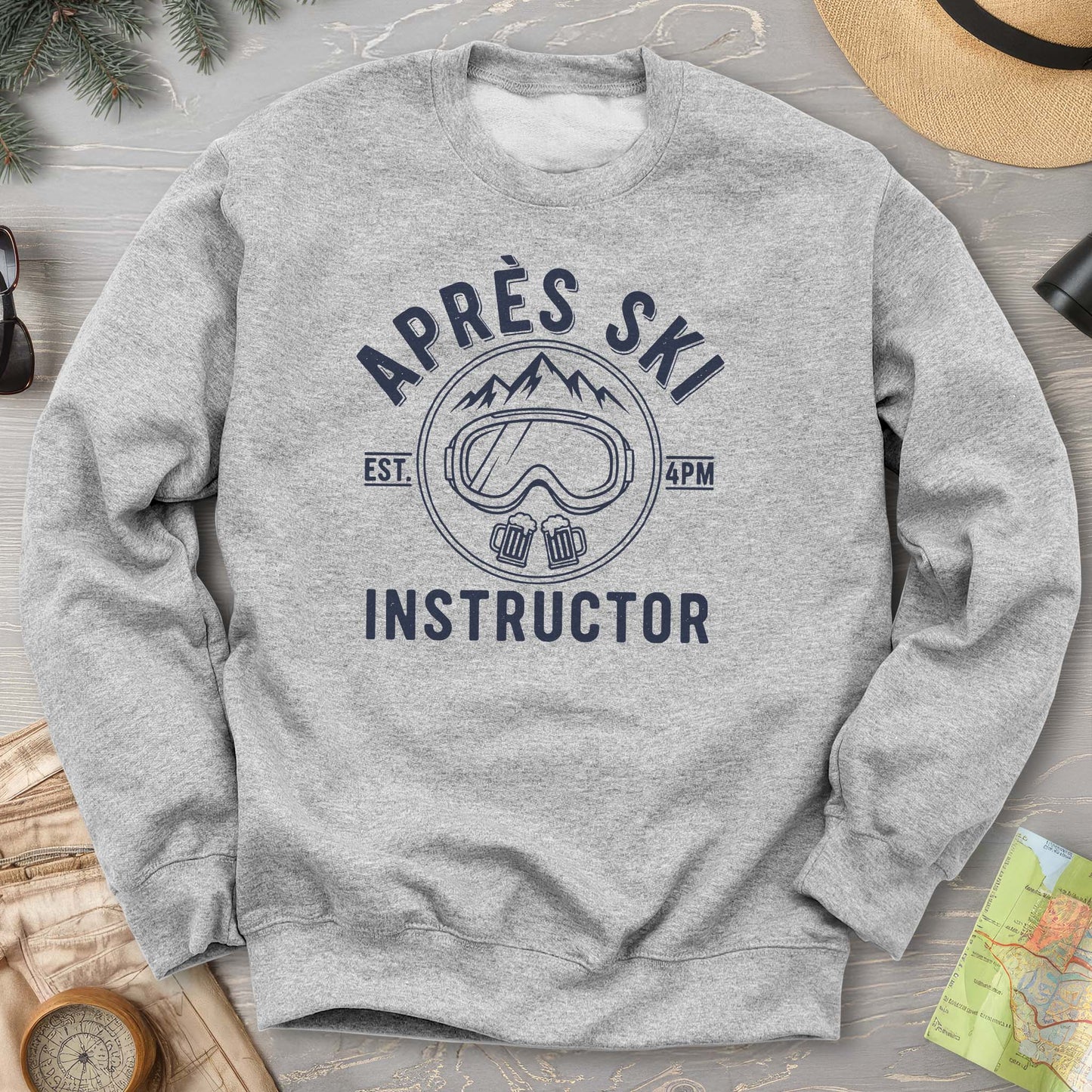 Après Ski Instructor "Goggles" Sweatshirt