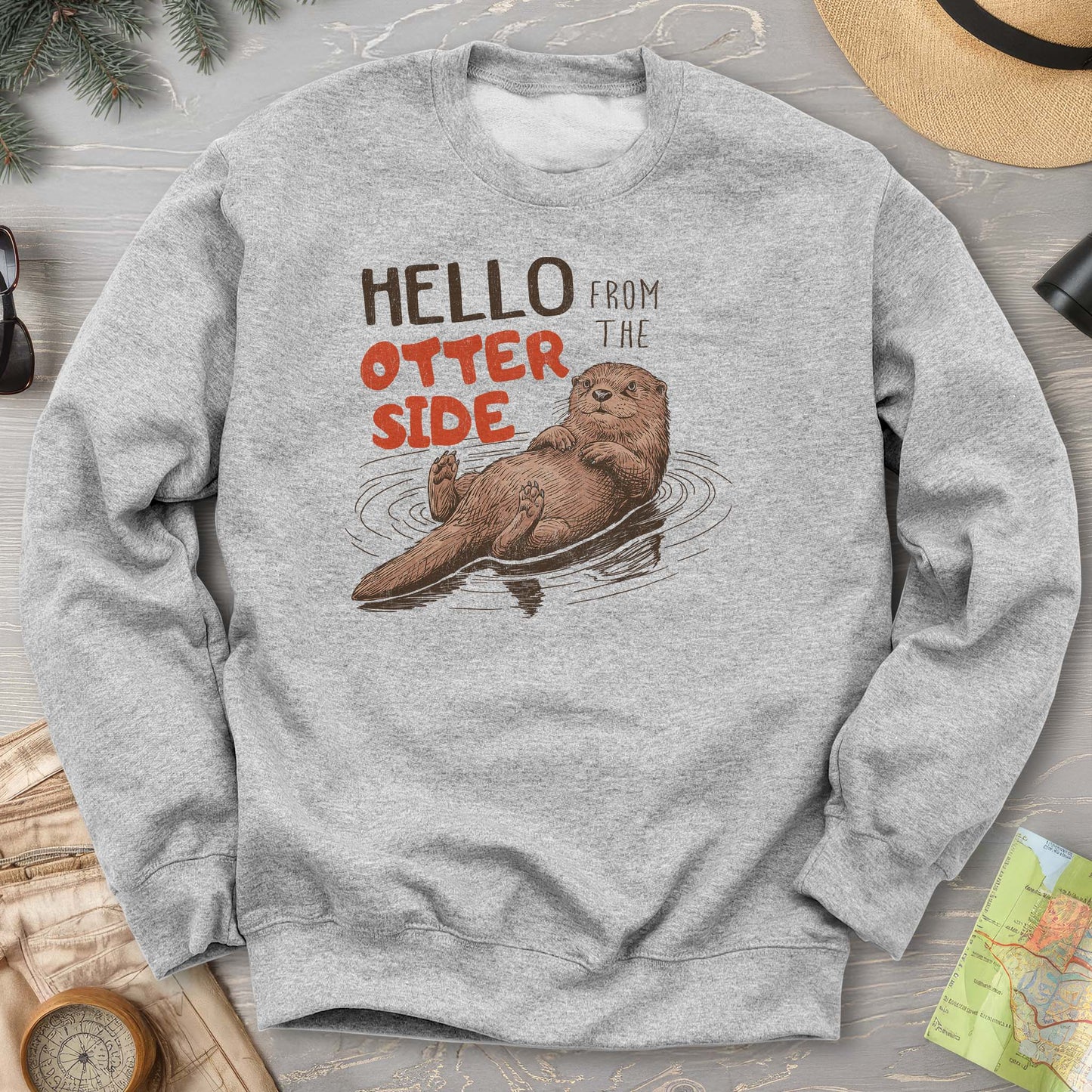 Hello From the Otter Side Sweatshirt