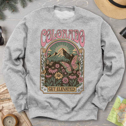 Colorado Get Elevated Butterfly Sweatshirt