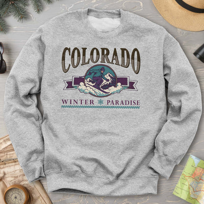 Colorado 90's Retro Ski Sprint Sweatshirt