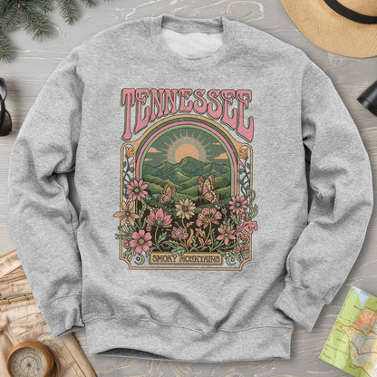 Tennessee Smoky Mountains Butterfly Sweatshirt