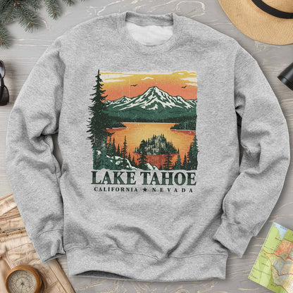 Lake Tahoe Emerald Bay Sunset Sweatshirt
