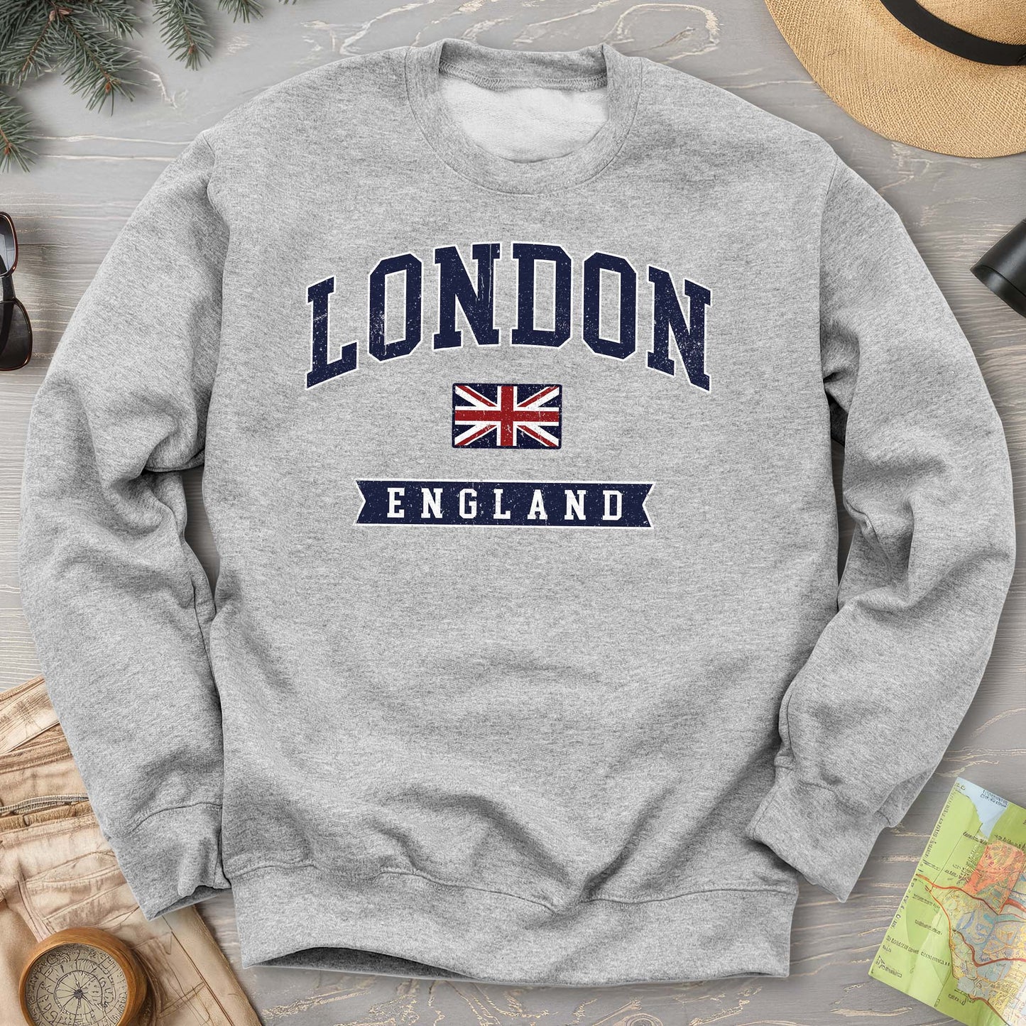 London Varsity Flag Sweatshirt