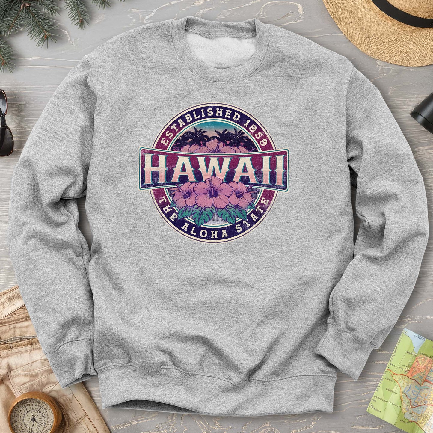 Hawaii Badge Sweatshirt