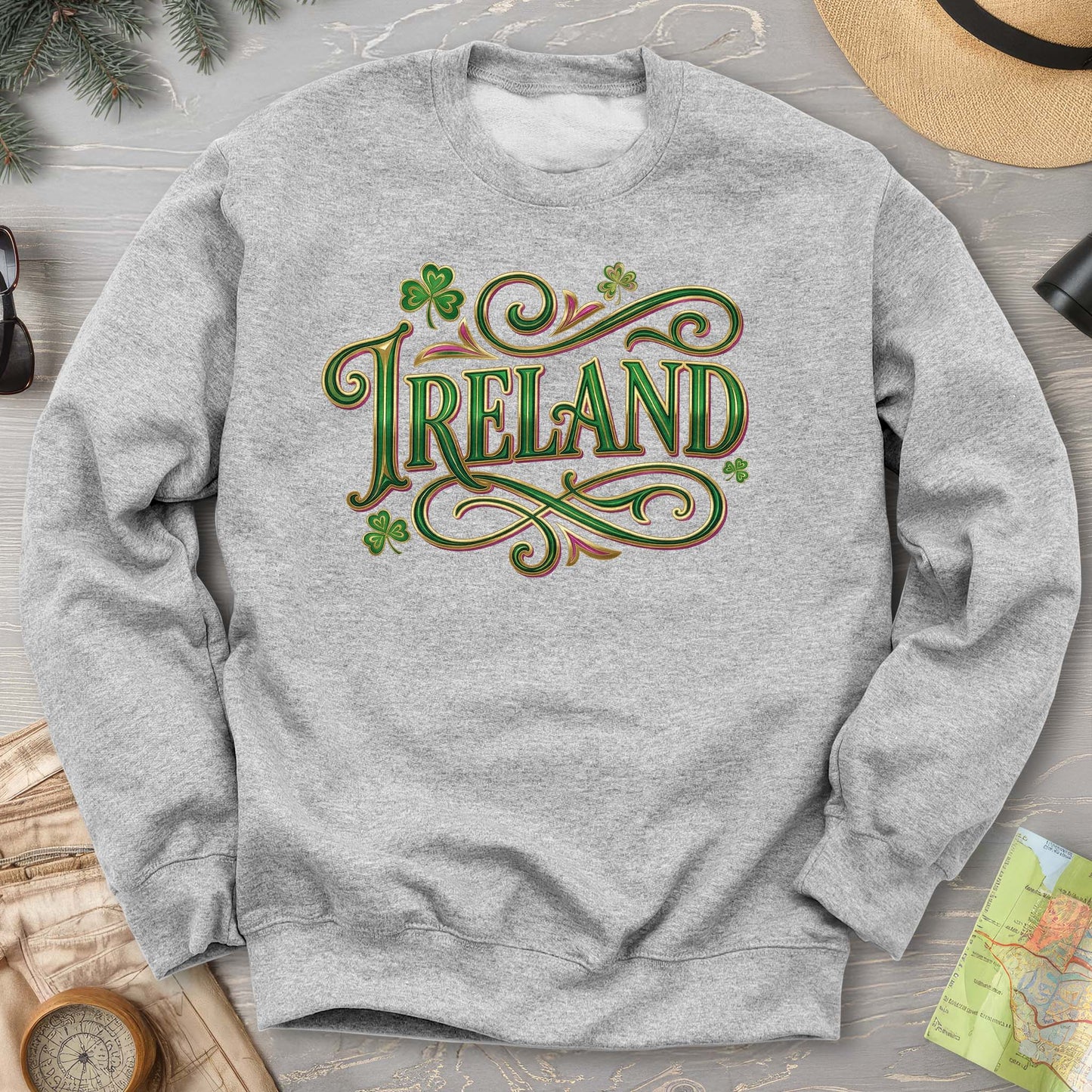 Ireland Glitter Pop Sweatshirt