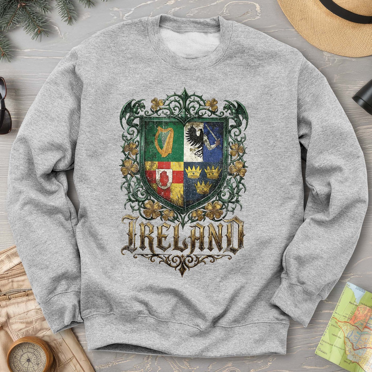 Irish Gothic Arms Sweatshirt