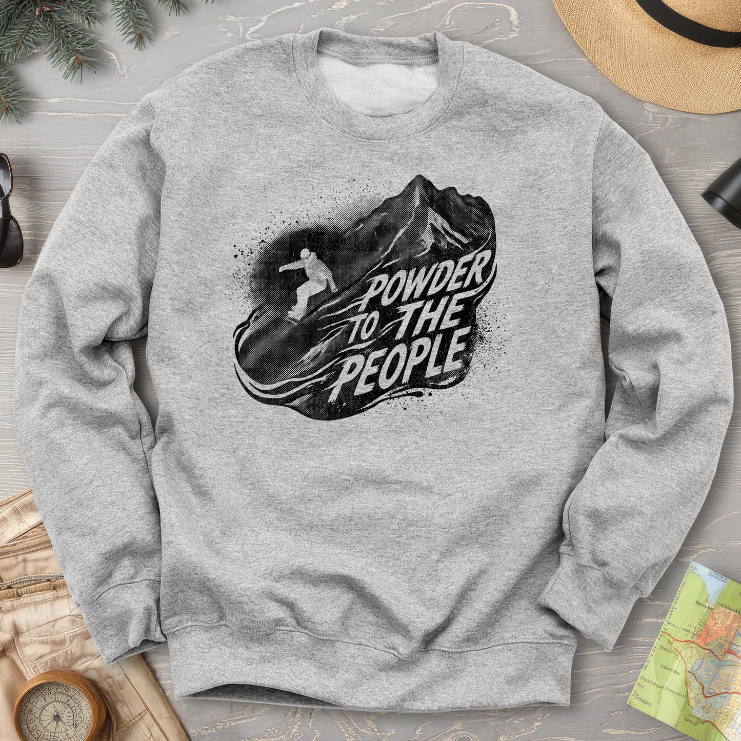 Powder to the People Boarding Sweatshirt