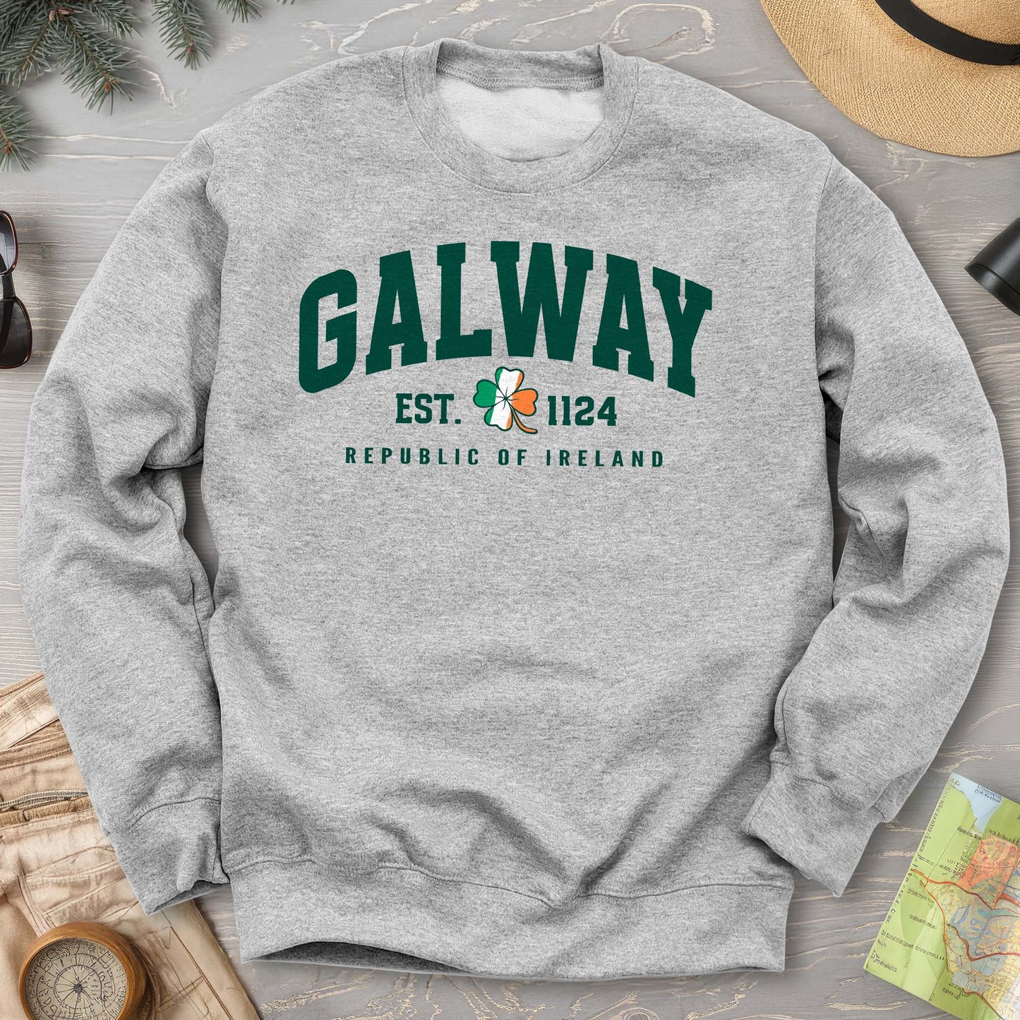 Galway Varsity Flag Sweatshirt