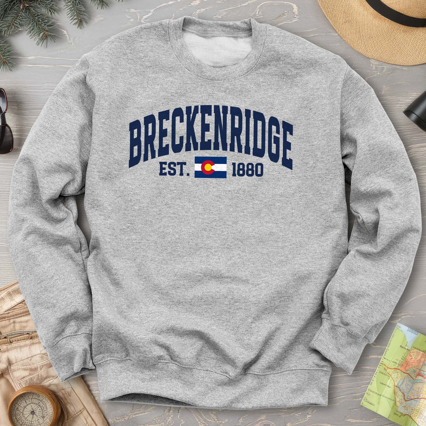 Breckenridge Colorado Varsity Sweatshirt