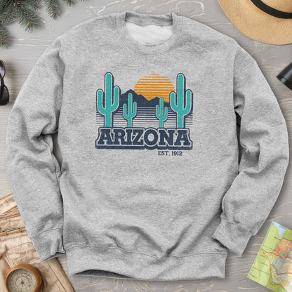 Arizona Retro Cactus Sweatshirt