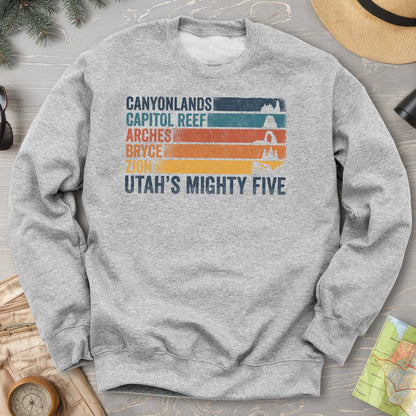 Utah's Mighty Five Stripes Sweatshirt