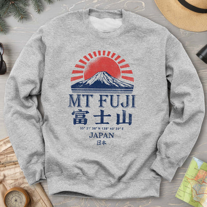 Mount Fuji Rising Sun Sweatshirt