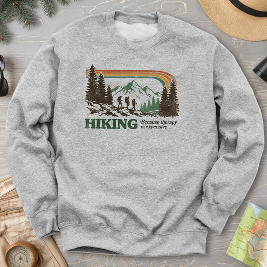 Hiking Retro Therapy Sweatshirt