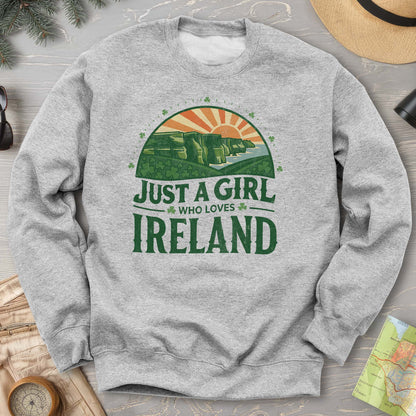 Just a Girl Who Loves Ireland Sweatshirt