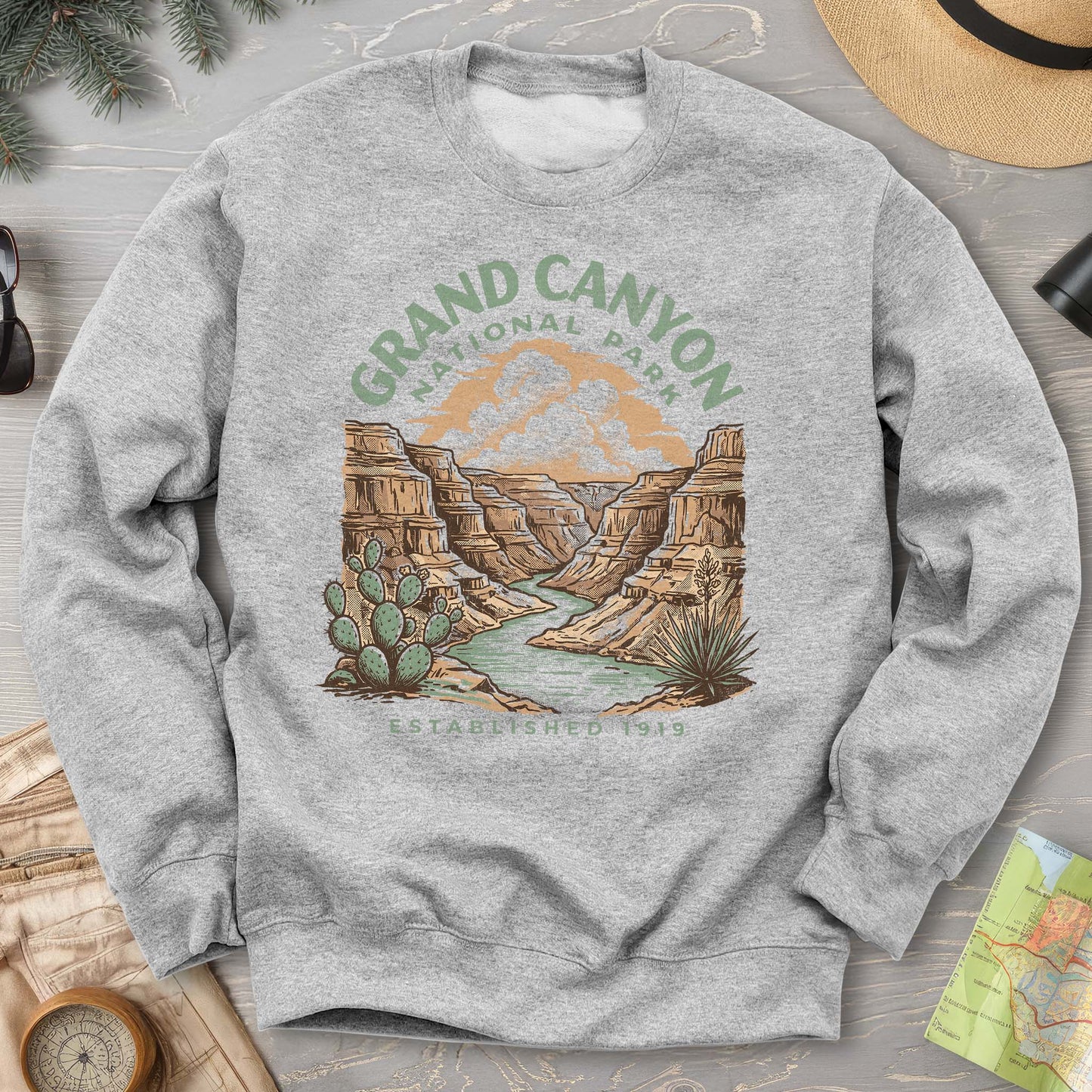 Grand Canyon Colorado River Sweatshirt