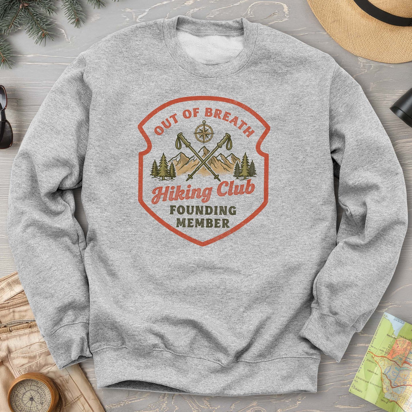 Out of Breath Hiking Club Sweatshirt