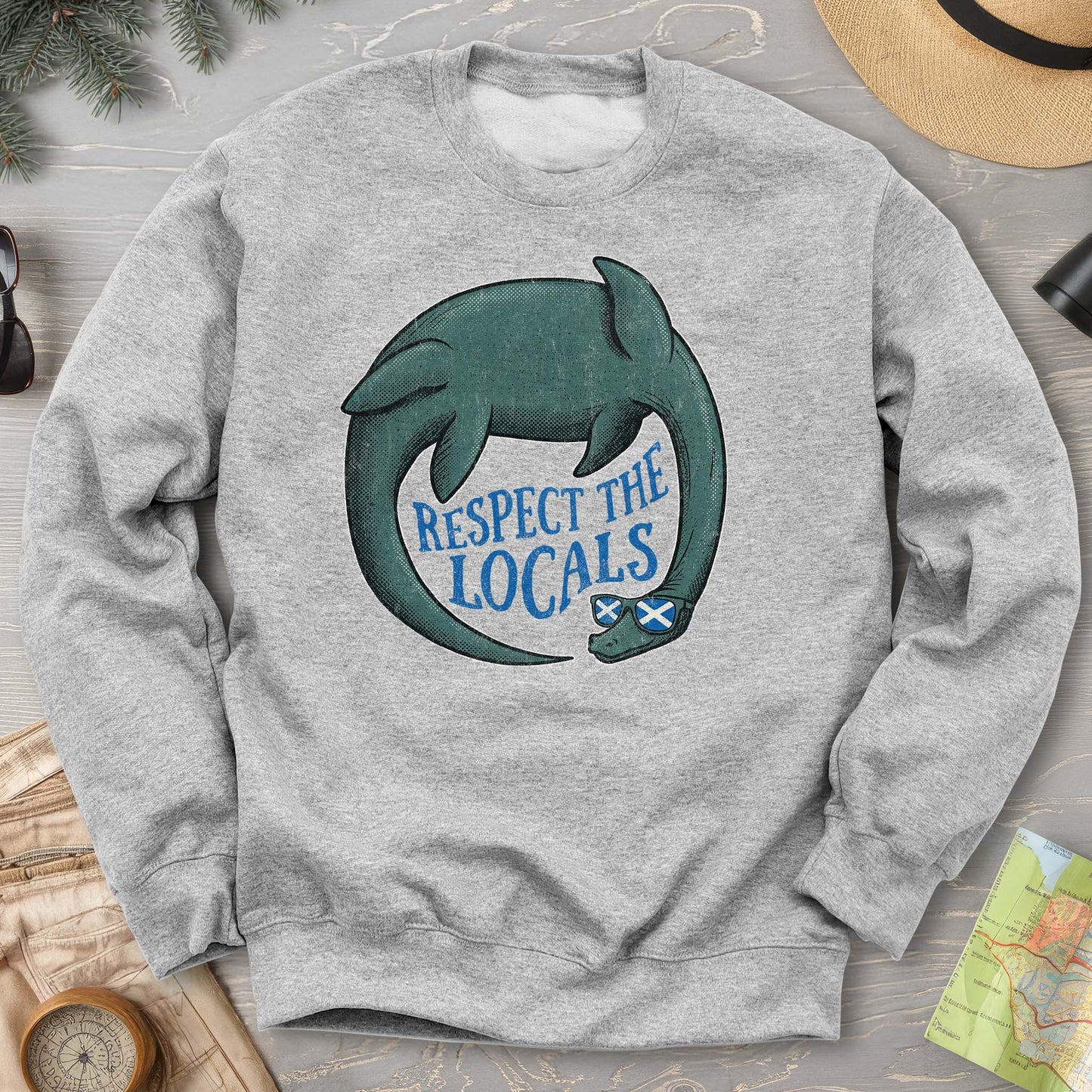Loch Ness Respect The Locals Sweatshirt