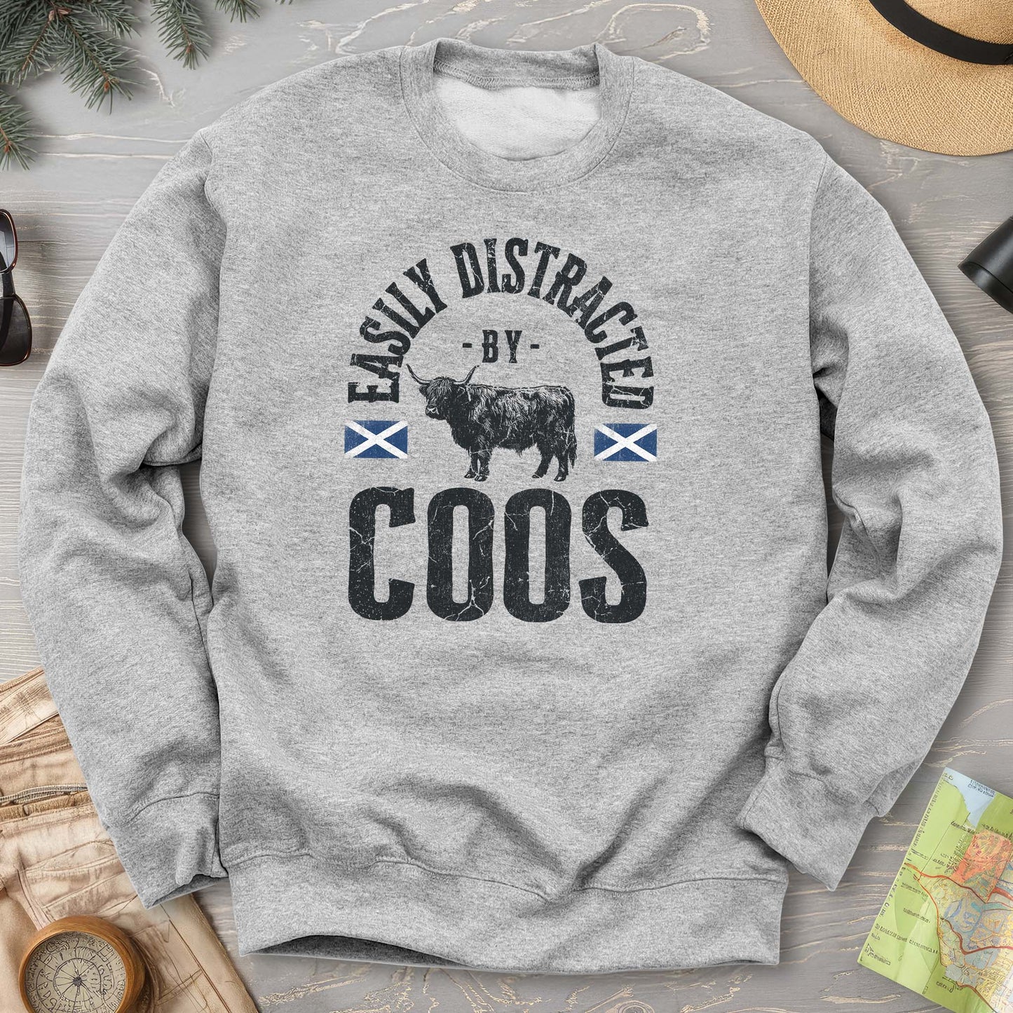 Easily Distracted By Coos Sweatshirt
