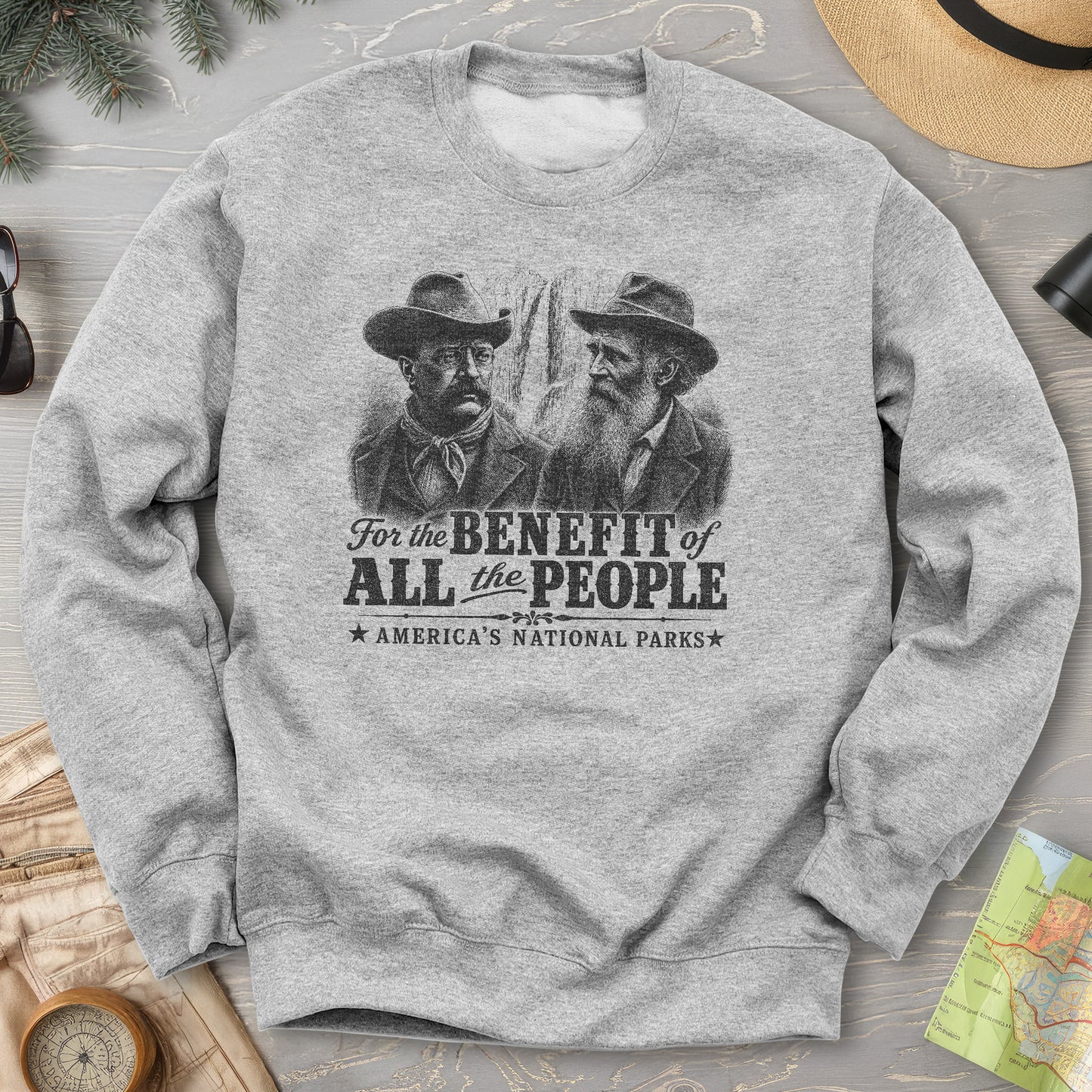 Roosevelt and Muir Sweatshirt