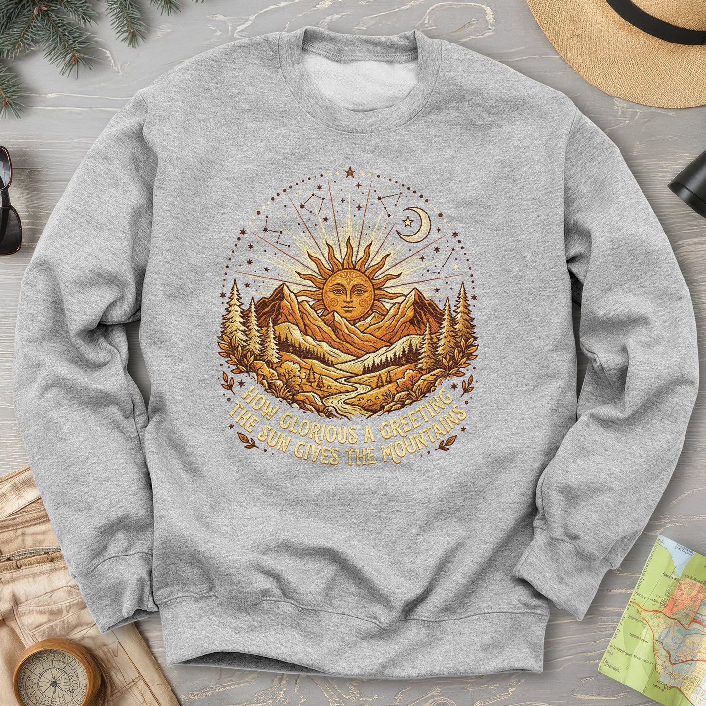 Glorious Greeting John Muir Sweatshirt