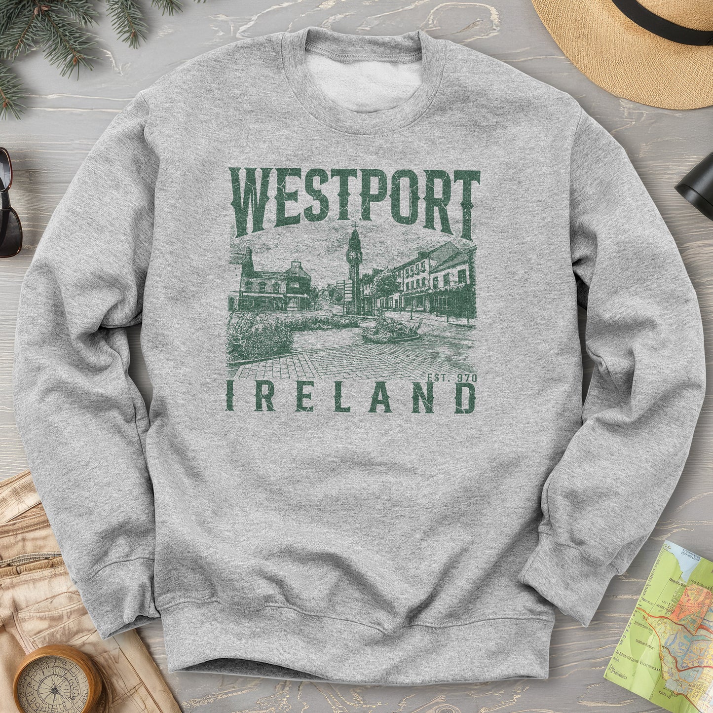 Westport Ireland Sketch Sweatshirt