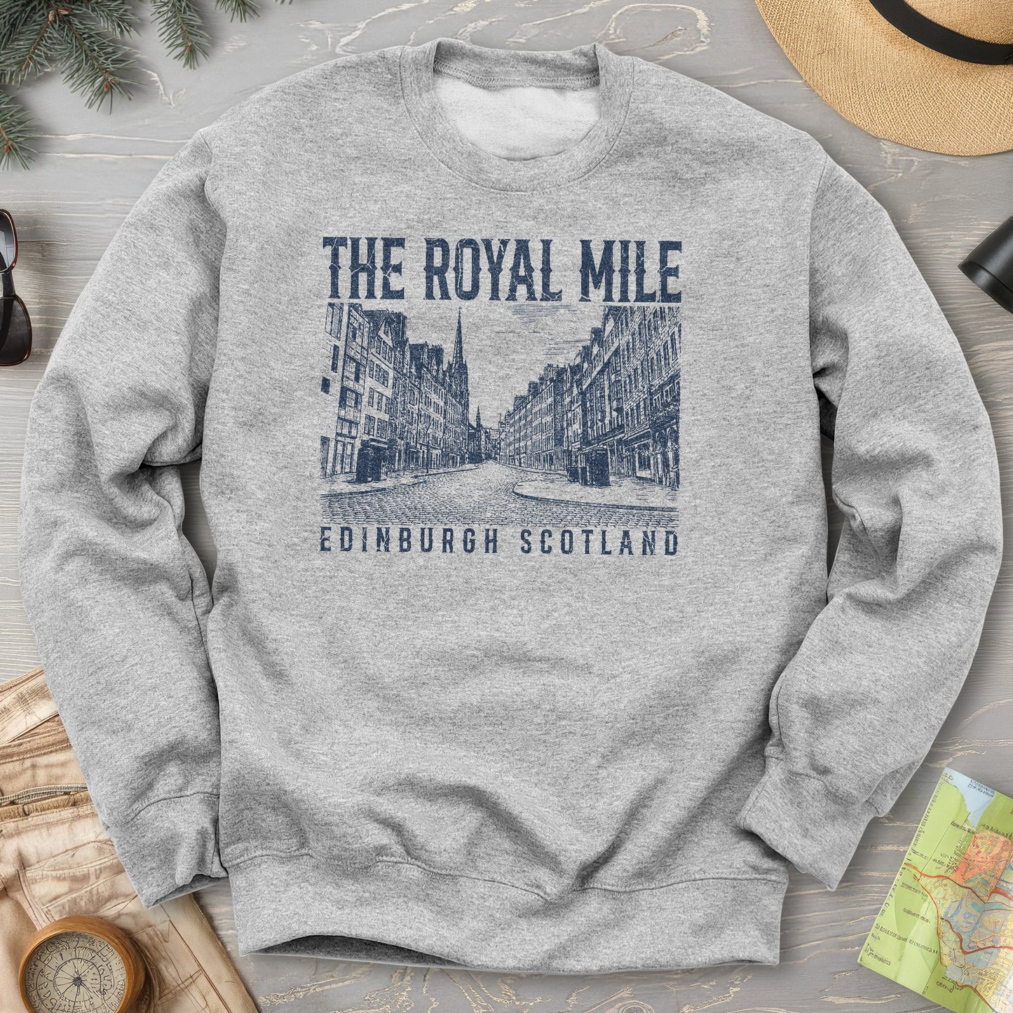 Royal Mile Scotland Sketch Sweatshirt