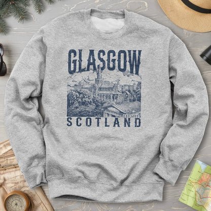 Glasgow Scotland Sketch Sweatshirt