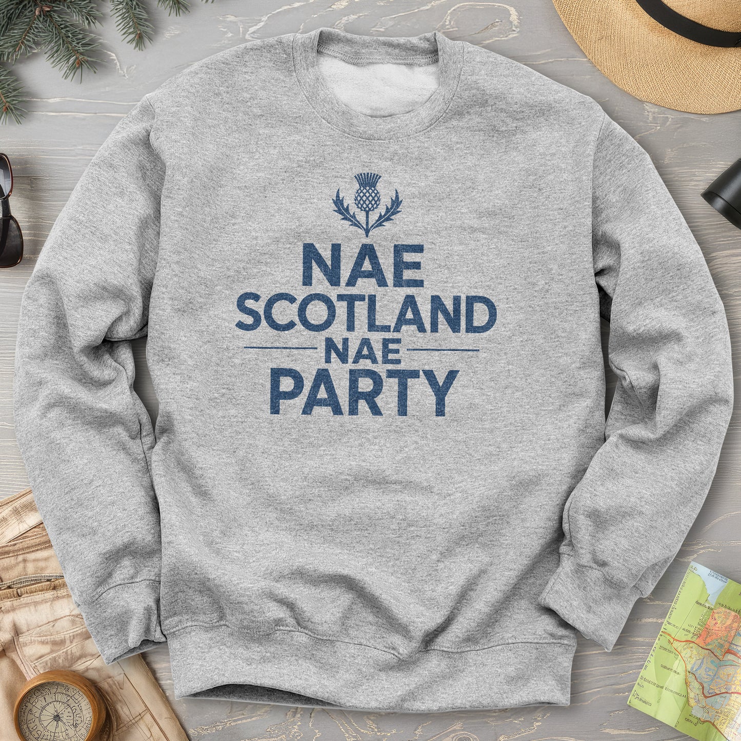 Nae Party Thistle Sweatshirt