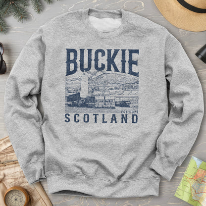 Buckie Scotland Sketch Sweatshirt