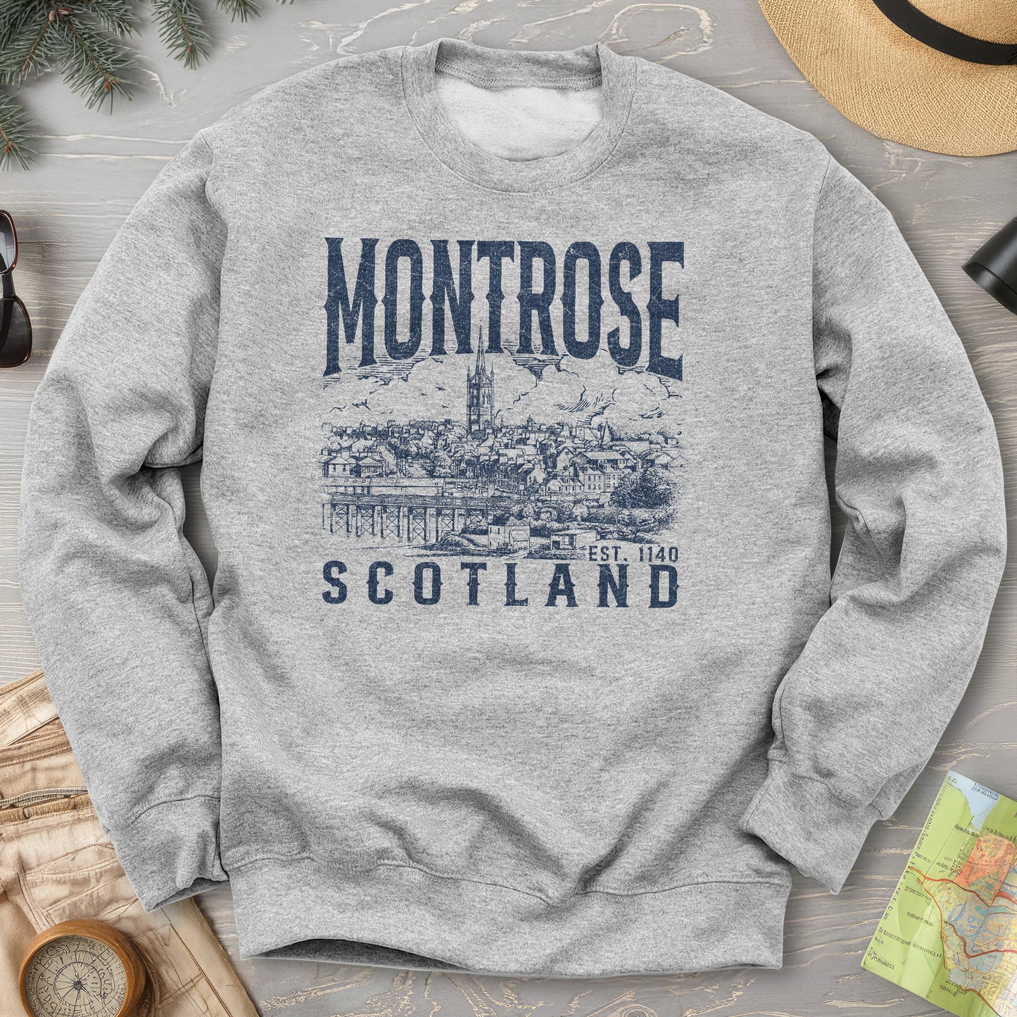 Montrose Scotland Sketch Sweatshirt