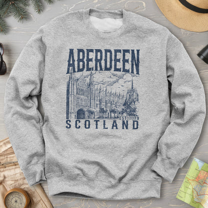 Aberdeen Scotland Sketch Sweatshirt