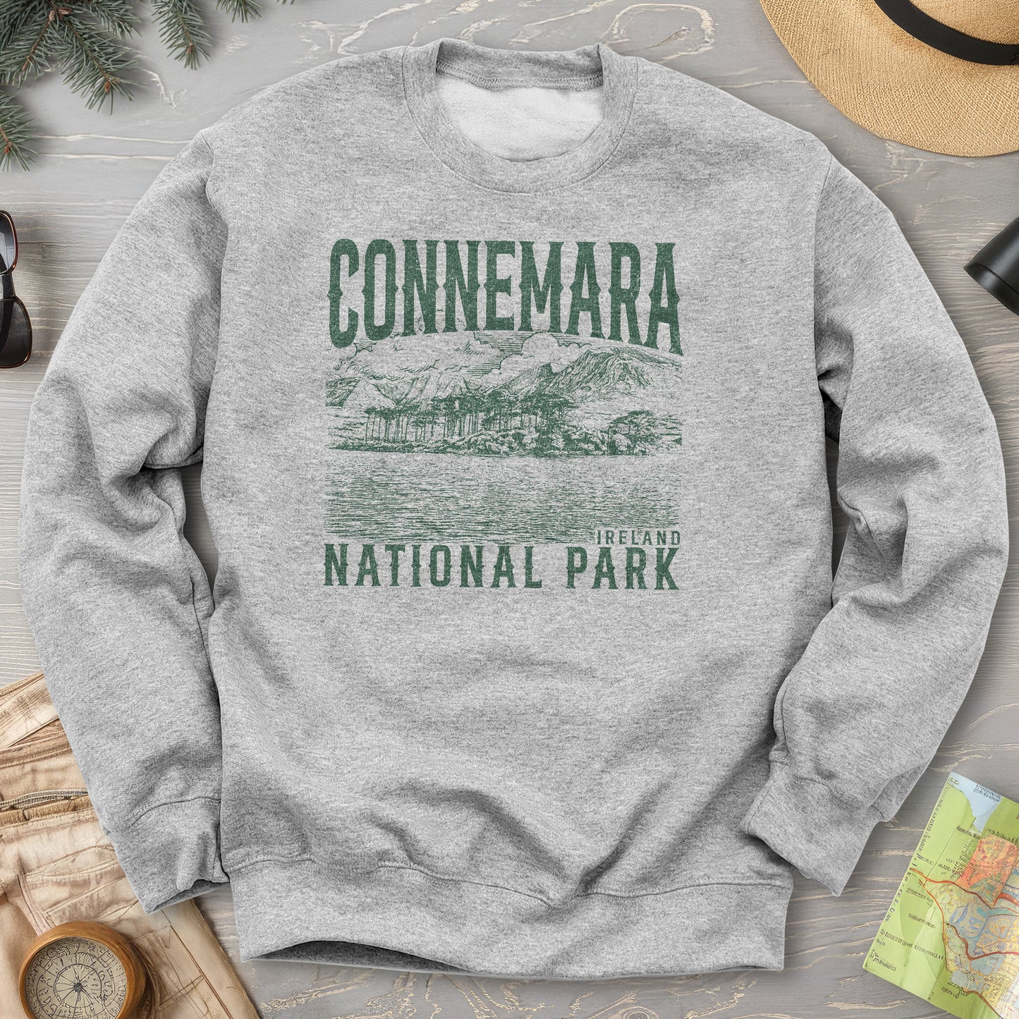 Connemara Ireland Sketch Sweatshirt