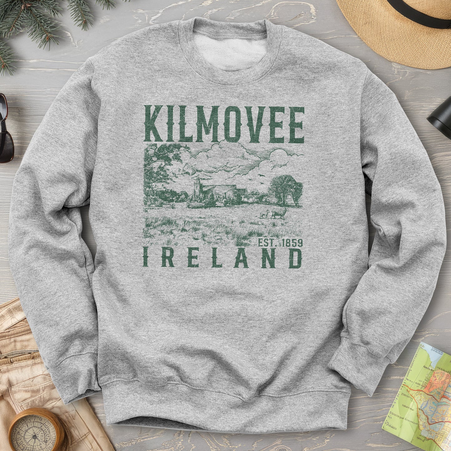 Kilmovee Ireland Sketch Sweatshirt