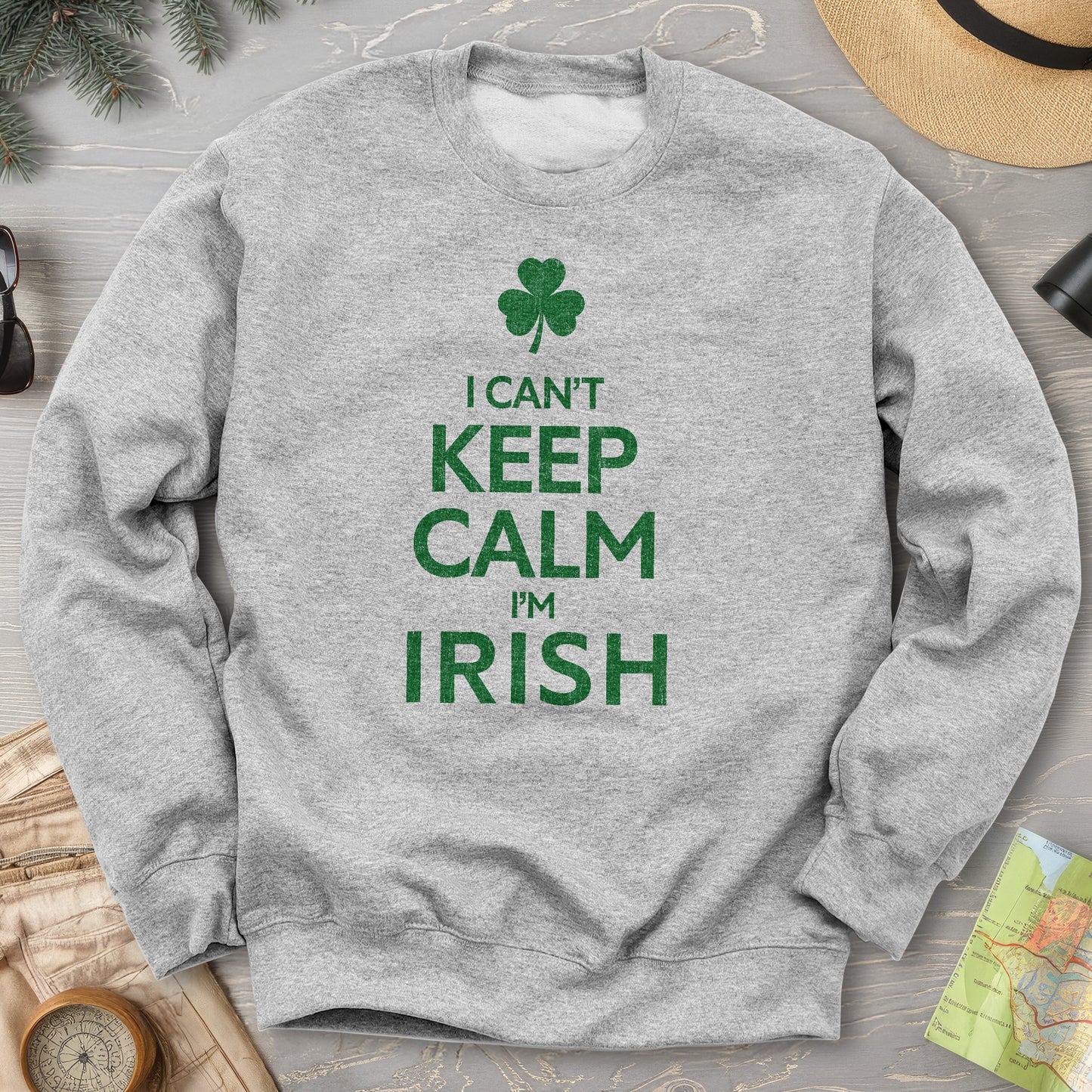 Keep Calm Irish Sweatshirt