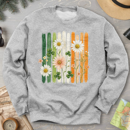 Irish Flower Stripes Sweatshirt