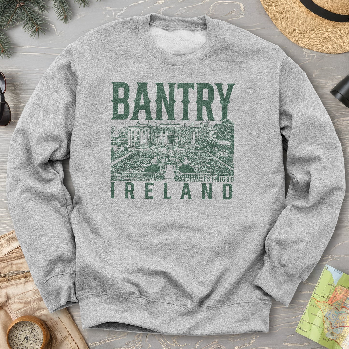 Bantry Ireland Sketch Sweatshirt