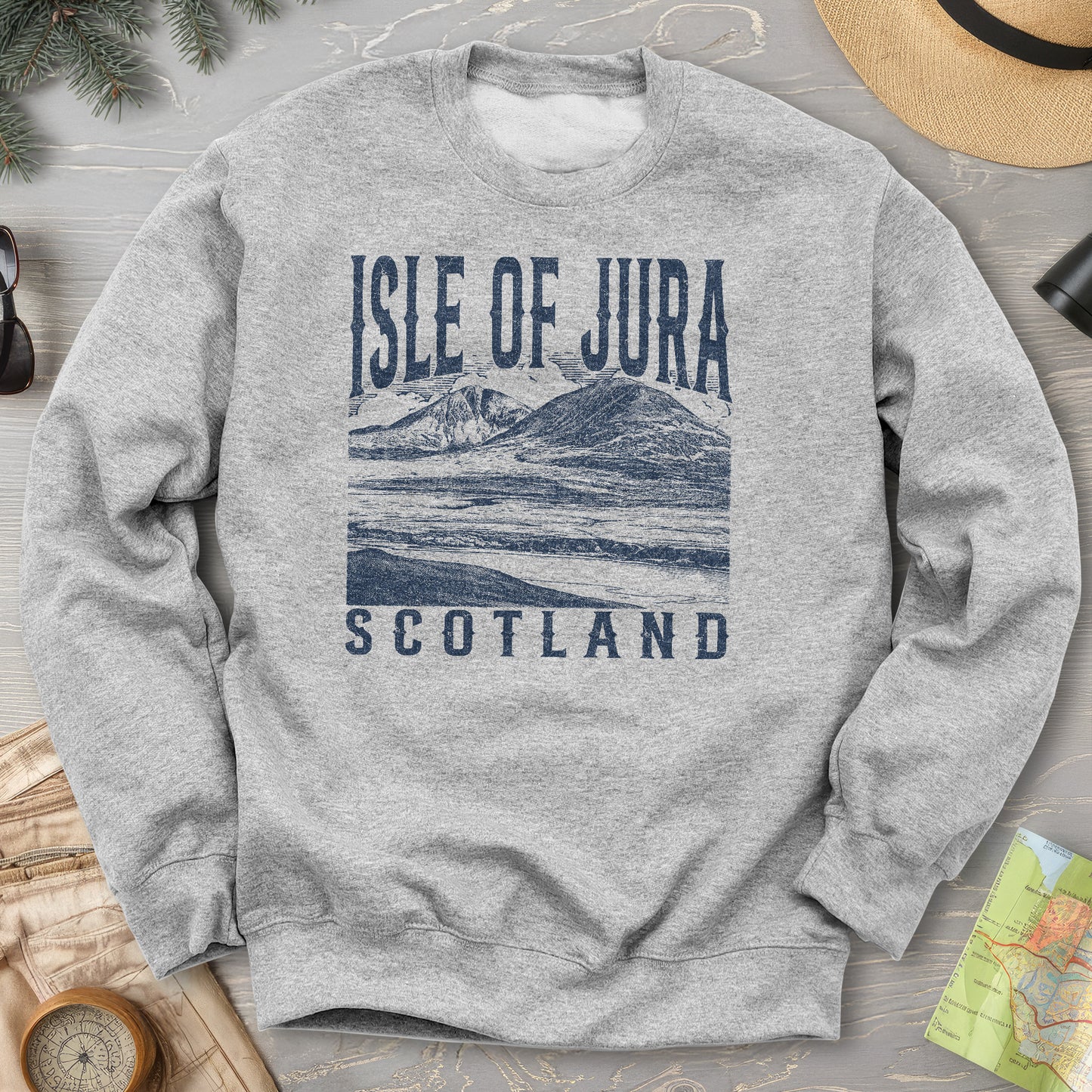 Isle of Jura Scotland Sketch Sweatshirt