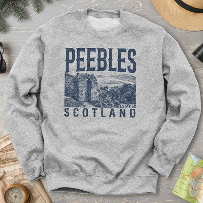 Peebles Scotland Sketch Sweatshirt