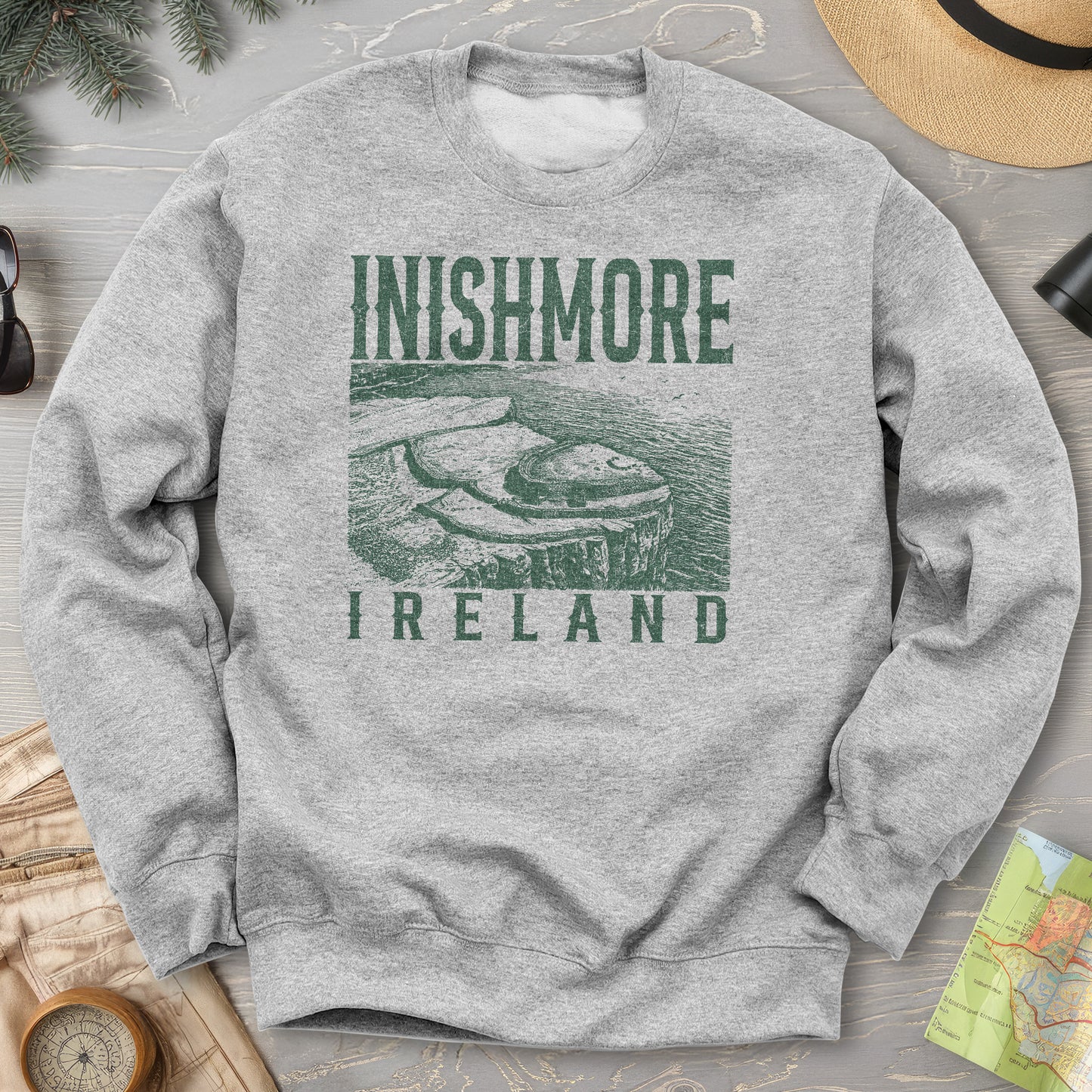 Inishmore Ireland Sketch Sweatshirt