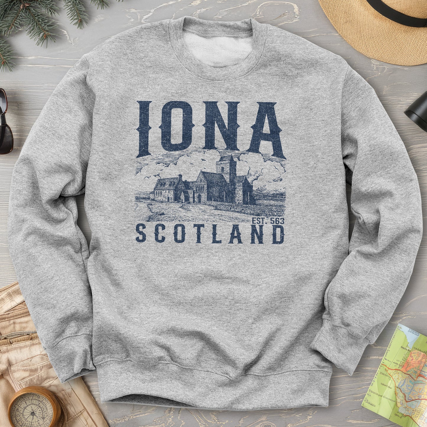 Iona Scotland Sketch Sweatshirt