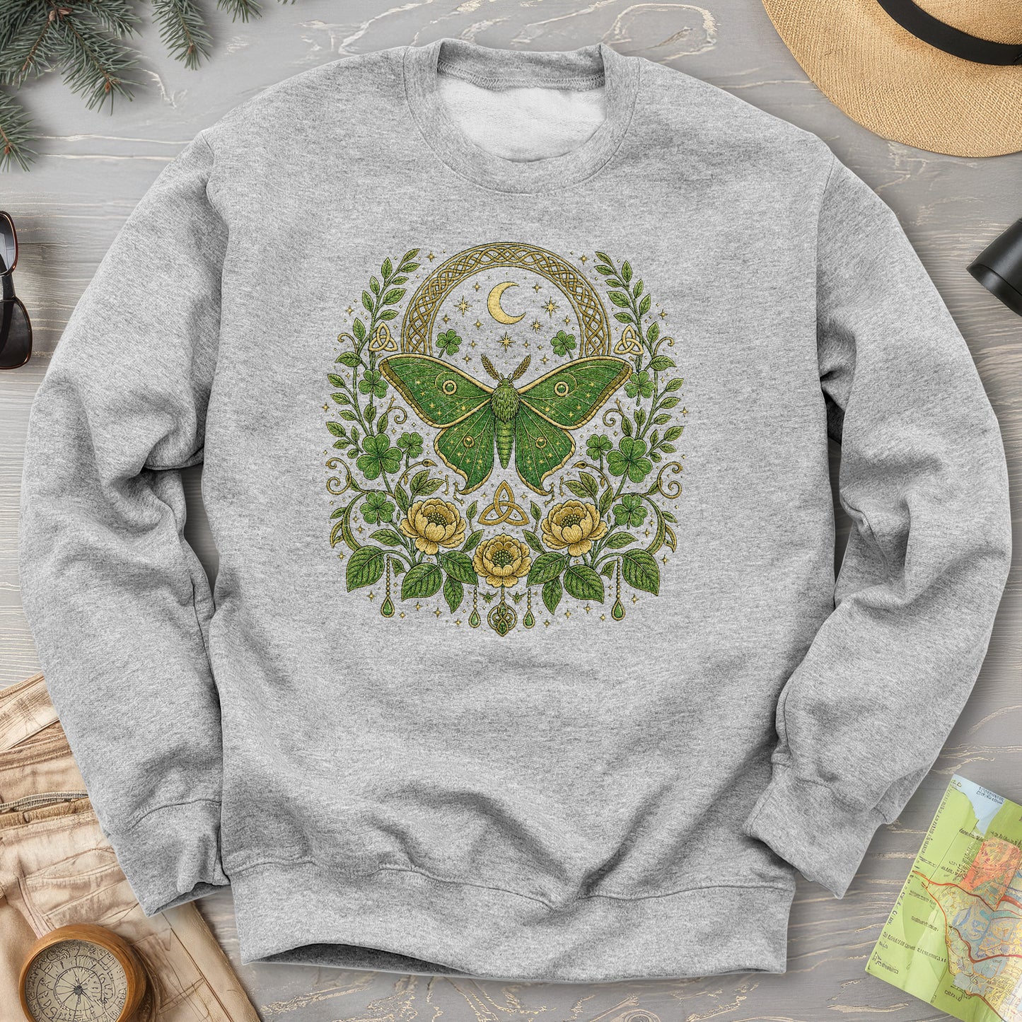 Irish Lunar Moth Sweatshirt