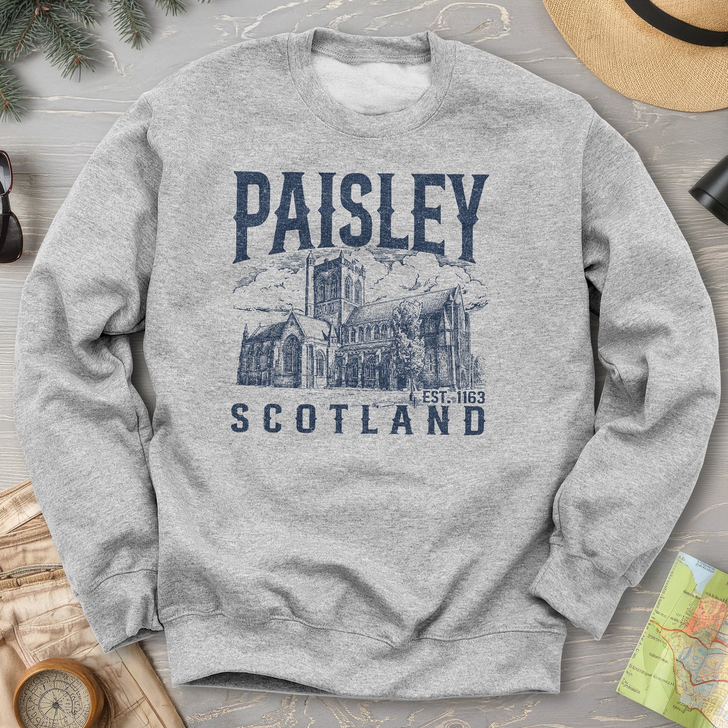 Paisley Scotland Sketch Sweatshirt