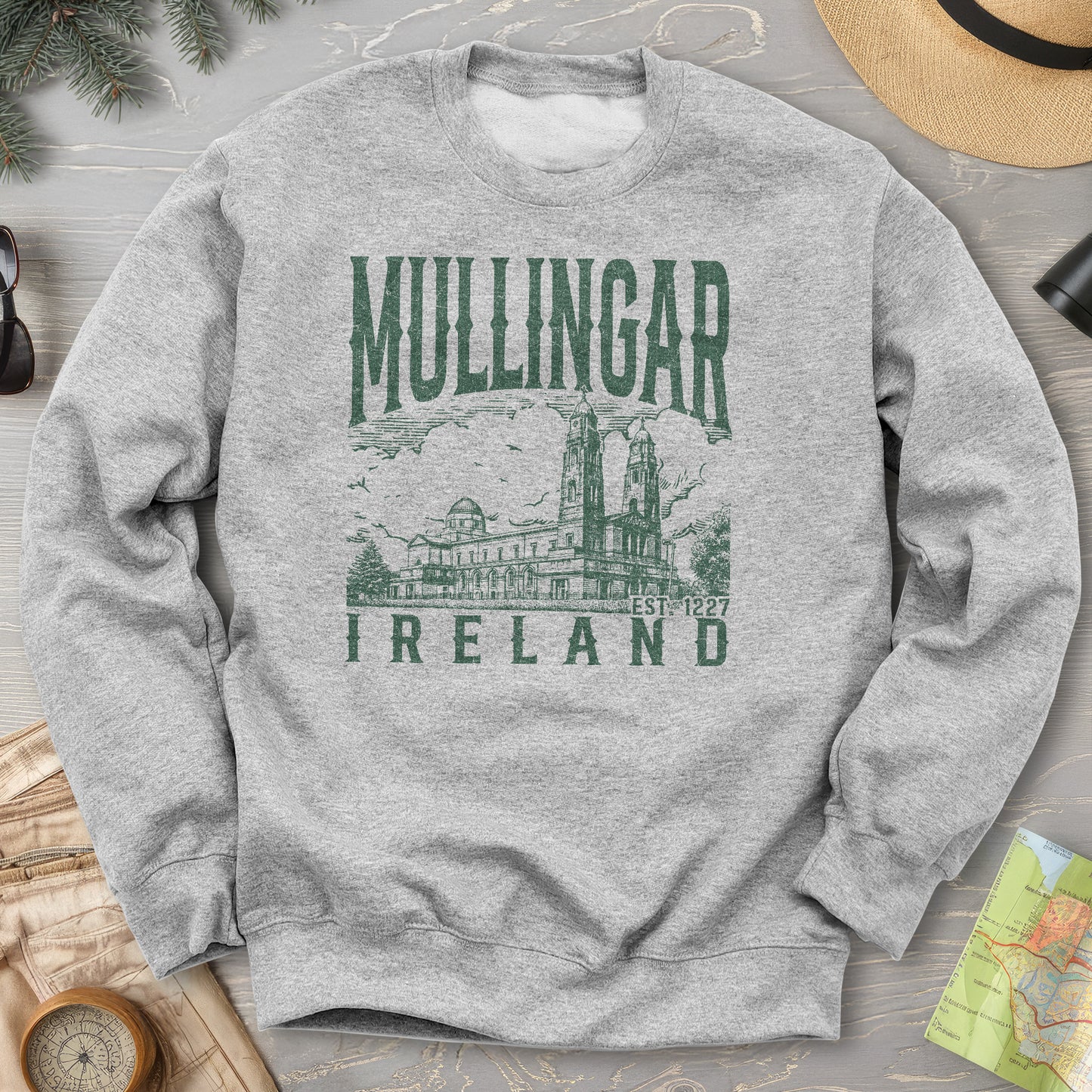 Mullingar Ireland Sketch Sweatshirt