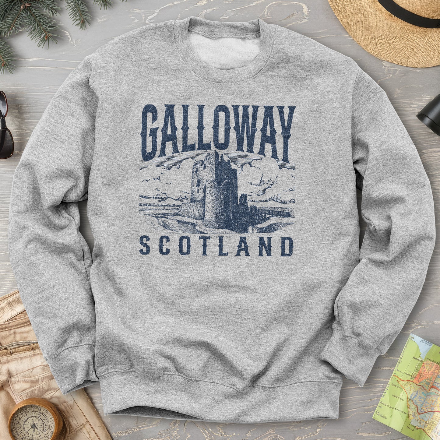 Galloway Scotland Sketch Sweatshirt
