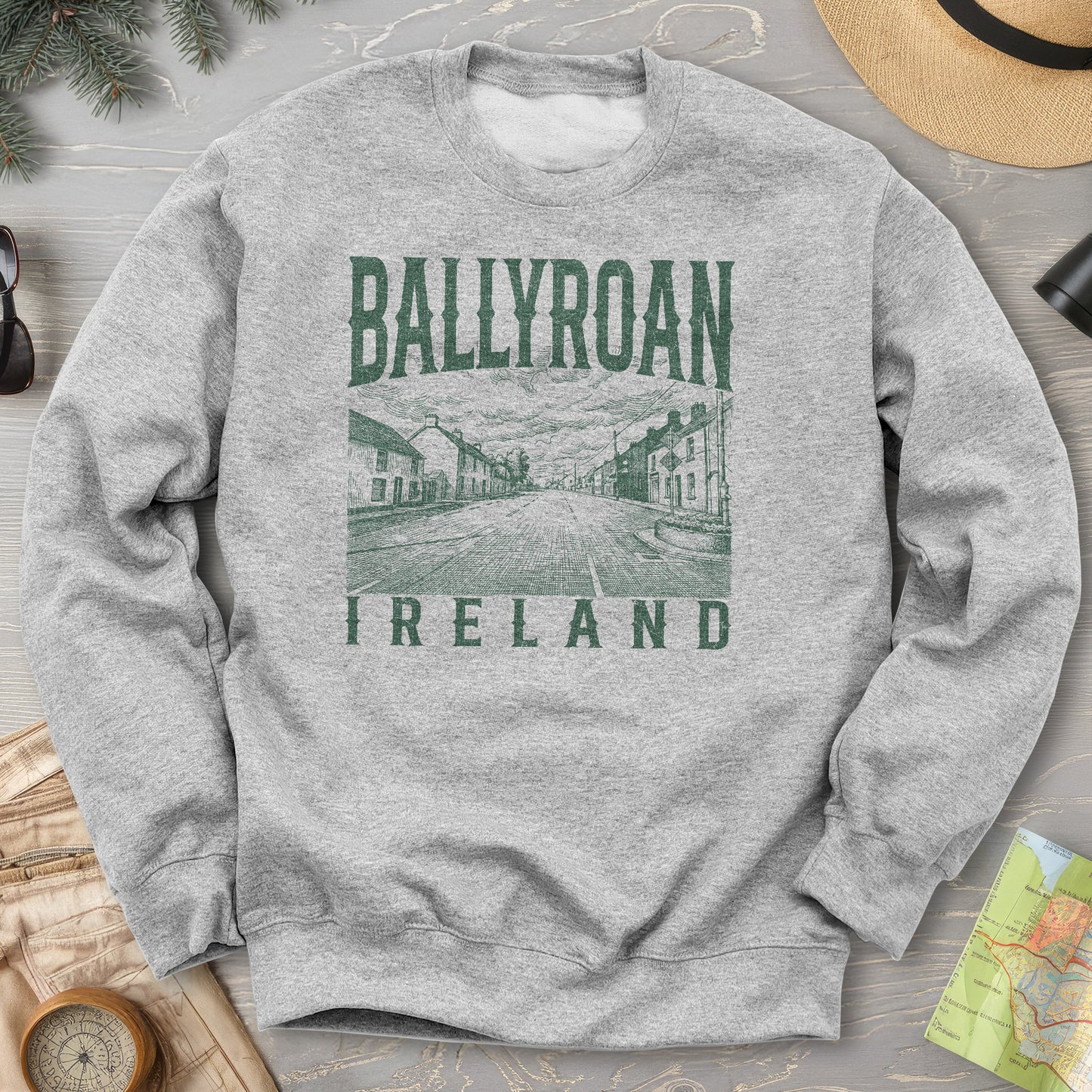 Ballyroan Ireland Sketch Sweatshirt