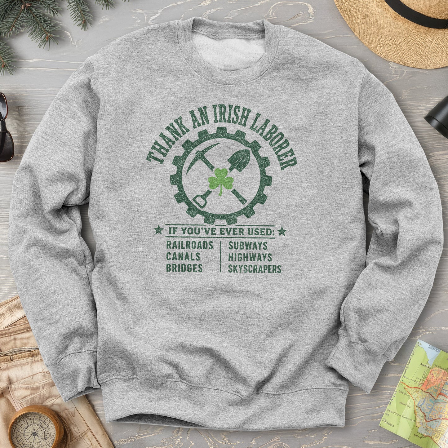 Irish Laborer Sweatshirt